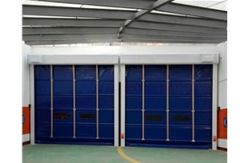 地庫口快速卷簾門安裝案例